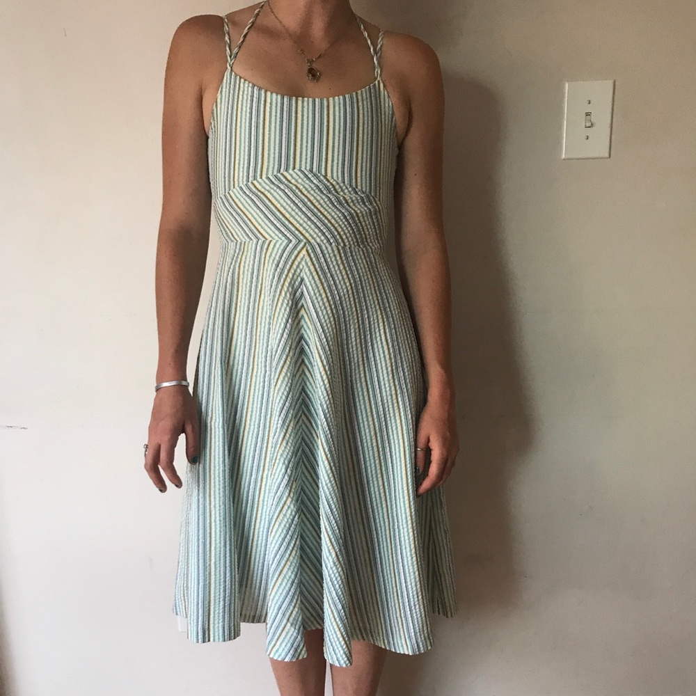 VINTAGE 1970’s Striped Sundress